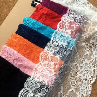 1米价宽17.5CM弹力压纱柔软蕾丝花边手工DIY服饰婚纱头纱内衣辅料