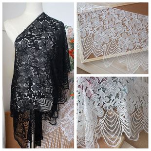优质镂空不规则压纱花朵睫毛蕾丝花边服装 DIY辅料 拼接装 饰材料
