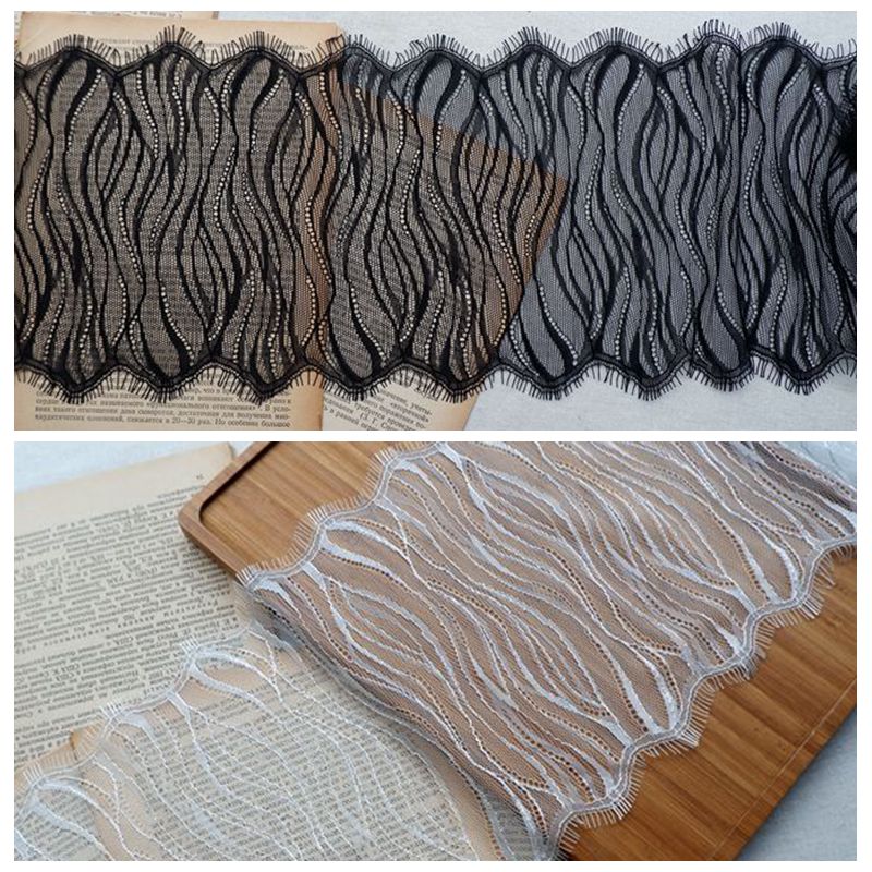 宽19厘米精美出口睫毛亲肤花边