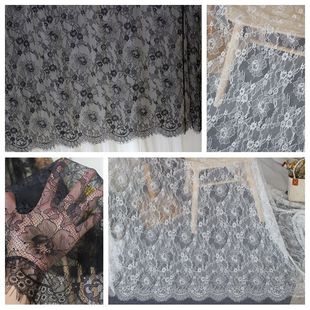 服装 DIY手工设计婚纱材料 蕾丝材料 连衣裙网纱剪线亲肤高档透视