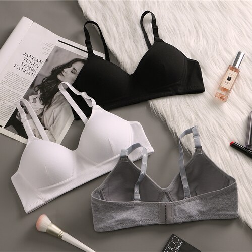 女无钢圈薄款文胸聚拢上托内衣