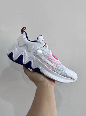 耐克男鞋2023春新款倒钩字母哥透气运动减震实战篮球鞋DM0826