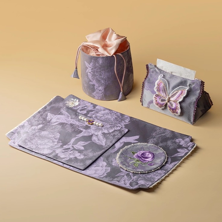 千音玉盏凝香手工布艺茶席