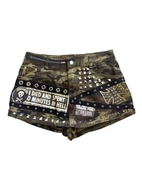 【AGD】RedDevil亚文化美式辣妹复古迷彩remake朋克牛仔裙裤