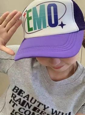 【AGD】LeftOVEr 原创小众EMO标语Y2K潮流棒球卡车帽鸭舌帽网帽子