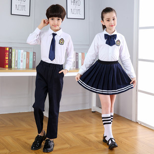 儿童演出服中小学生大合唱服装校服诗朗诵幼儿园服表演合唱团班服
