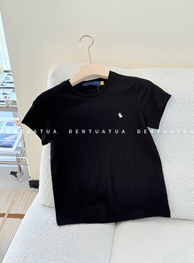 DENTUATUA 美式学院的“DNA密码”！26ss 圆领刺绣宽松短袖T恤 女