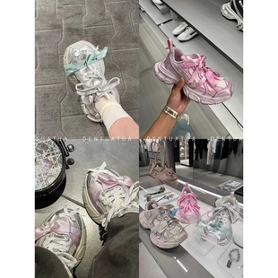 擦色做旧拼色厚底休闲老爹鞋 DENTUATUA 25FW 宇宙虚拟美学 女 元