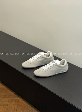 DENTUATUA 软fufu~暴走布累脚~24s新品软底啊Miu系百搭款德训鞋女