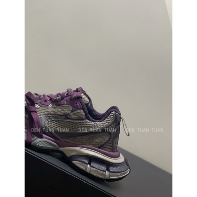 DENTUATUA 不看后悔系列！捆绑版 新款做旧厚底老爹鞋休闲鞋 女