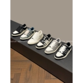 DENTUATUA 男女 厚底拼色骨头熊猫休闲板鞋 酷飒街头风 25ss