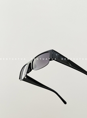 DENTUATUA 赛博玩家的暗号！26ss 时尚板材半框太阳眼镜墨镜 男女