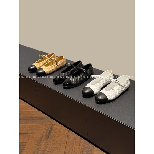 DENTUATUA 把“优雅日常”穿成诗~ 25ss菱格平底玛丽珍浅口单鞋女