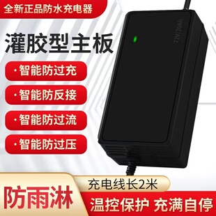 高端防水铅酸电池电动车电瓶充电器48V12A60V72V20AH原装正品通用