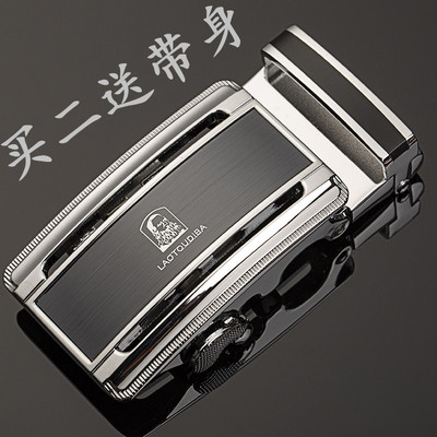 鳄鱼男士皮带扣头卡扣龙头正品