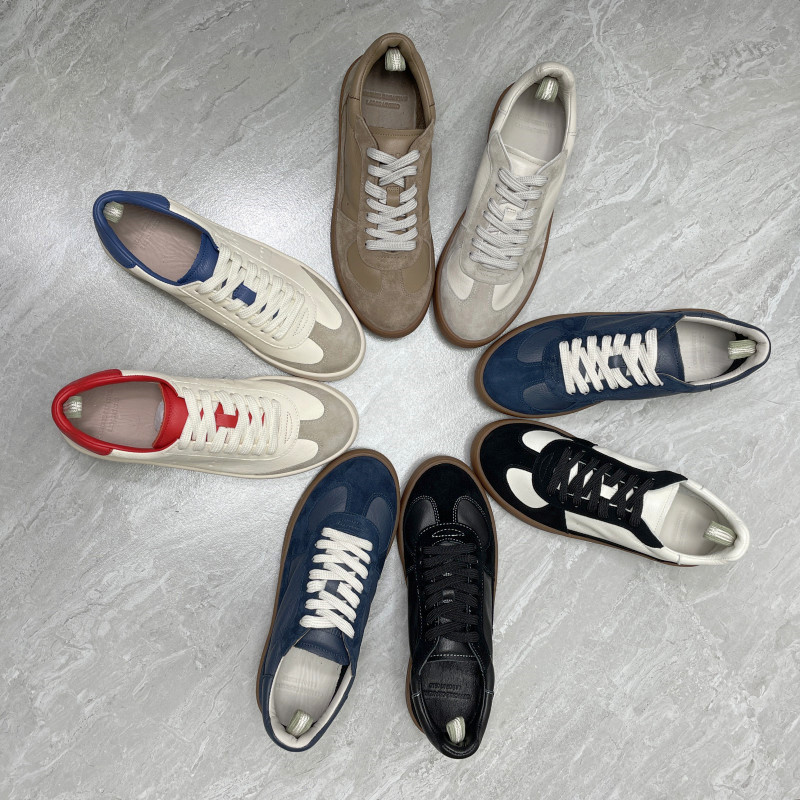 高品质外贸牦牛皮德训鞋女鞋透气