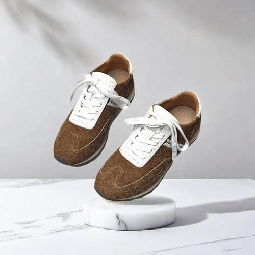 舒适秋冬系带外贸德训鞋复古圆头