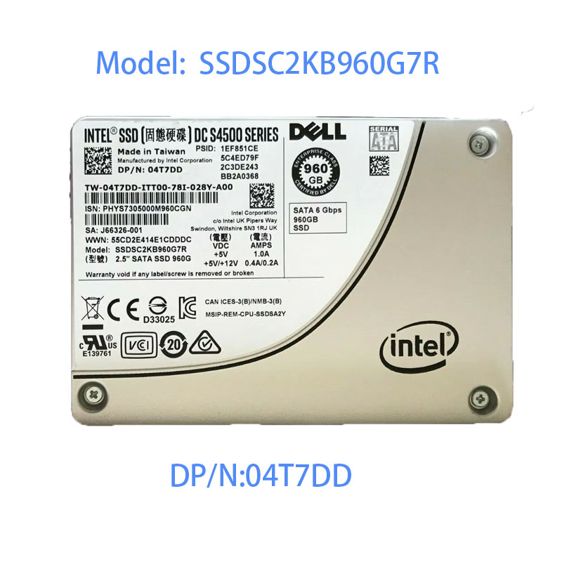 英特尔S4500960GSATA接口硬盘