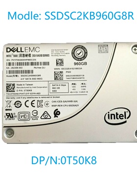 Intel 戴尔S4510 960G 2.5 SATA 固态硬盘SSDSC2KB960G8R 0T50K8
