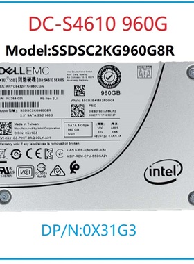 Intel/英特尔 S4610 960G 2.5 SATA固态硬盘SSDSC2KG960G8R X31G3