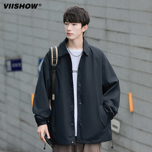 VIISHOW日系cityboy工装外套男春秋款美式高级感男装小众设计夹克
