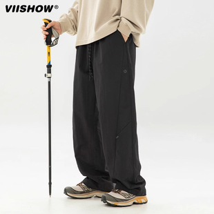 潮牌休閑褲 男2025年春季 VIISHOW工裝 新款 機能傘兵休閑褲 褲 子美式