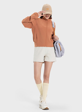 DSS065大牌平替原纱冰感亲肤UPF0+防晒衣吸湿排汗宽松运动外套女