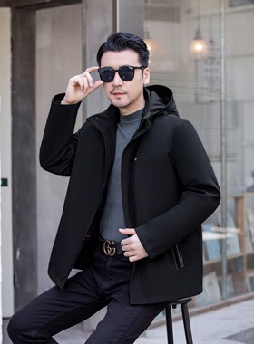 尼克服替换外壳单卖2025新款可拆卸男士外套中长款通用外皮可安装