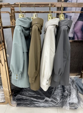 派克服外壳女2025新款定做可拆卸替换冬韩版短款单买皮草大衣外皮