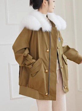 无帽派克服替换壳单卖单买通用定做的换外皮短款2025款外罩换面罩