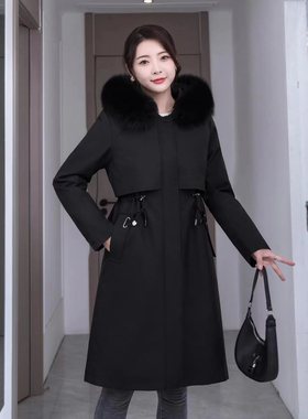 派克服外壳女单卖替换单买通用定做换外皮中长款2025款外罩换面罩