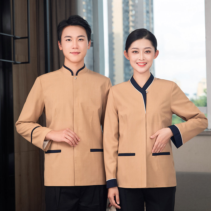 保洁工作服短袖家政清洁阿姨工服酒店客房物业工衣定制女秋冬长袖
