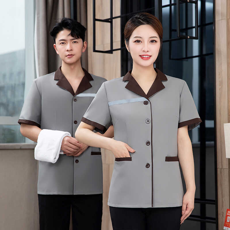 客房酒店宾馆物业阿姨短袖工作服