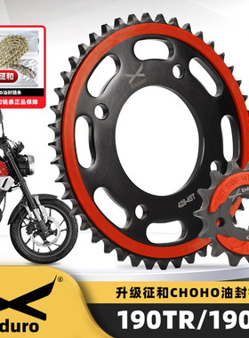 适用本田CB190R猛鸷牙盘征和油封链条战鹰CBF190X 190TR静音套链