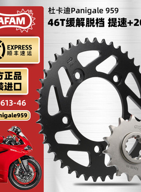 适用杜卡迪Panigale959大小链轮AFAM进口改装牙盘RK油封链条套装