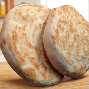 河南特产小吃清真发面烧饼营养早餐炭火手工老式 火烧馍肉夹馍20个