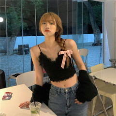 Real shot! Real price! Korean summer suspender LACE VEST sexy bra bottom underwear with bra pad