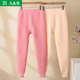 棉毛裤 AB内衣秋冬女士三层夹棉加厚保暖裤 纯棉中老年单件秋裤