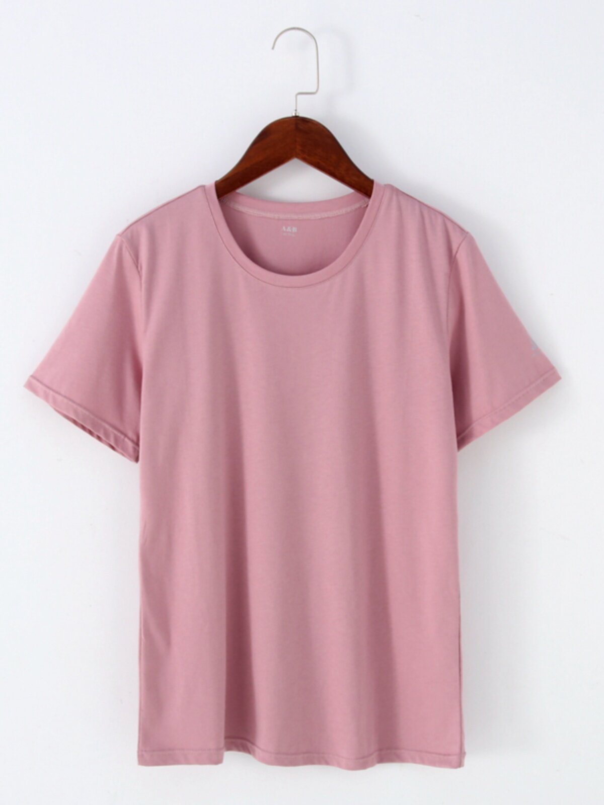 AB 속옷 여성 순면 중년 및 노인 티셔츠 순면 느슨한 플러스 사이즈 어머니와 할머니 반팔 흰색 바닥 셔츠 언더 셔츠