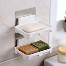 创意免打孔肥皂盒香皂架子壁挂式 强力吸盘肥皂架浴室卫生间置物架