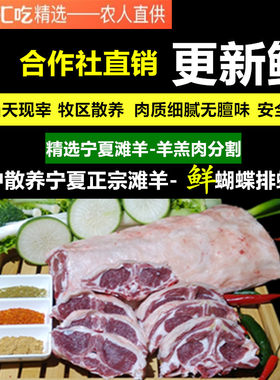 羊蝎子满肉宁夏散养滩羊新鲜现宰