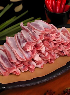 散养滩羊羊肋间肉羊排肉新鲜现杀