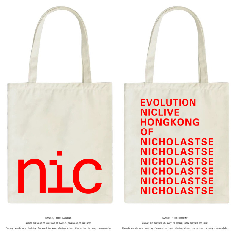 谢霆锋演唱会周边帆布包