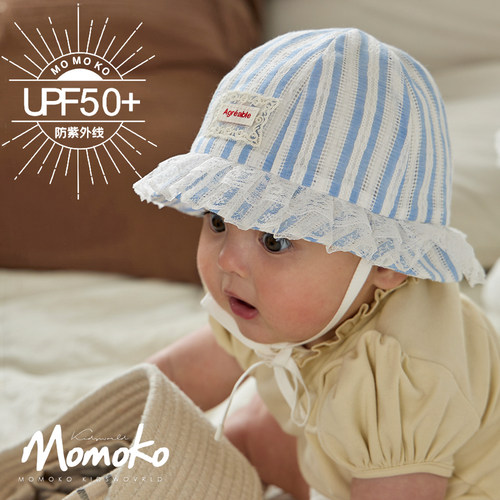 momoko婴幼儿春夏盆帽蕾丝