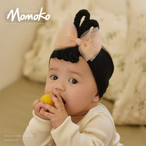 momoko婴幼儿仙女宝宝发带蝴蝶结