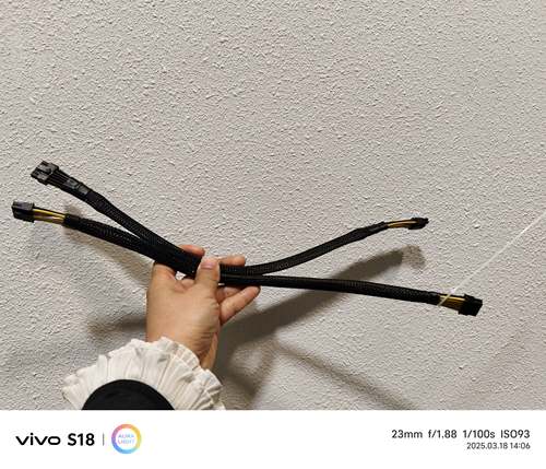 联想问天WA5480 G2 G3服务器4090 L40L20电源线小12P转显卡供电线