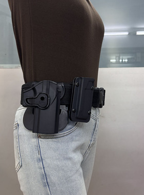 电手DX2011快拔套战术腰挂下沉绑腿挂胸北青快把套C2弹夹套腰枪套