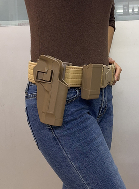 户外战术腰带快拔套装STS食铁兽魔立方格洛克M92 G17 P320枪套G19