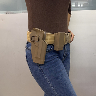 P320枪套G19 G17 户外战术腰带快拔套装 STS食铁兽魔立方格洛克M92