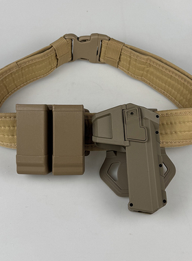 P320带灯战术枪套下挂手电有稻理UDL M18M17快拔套2011弹夹套1911